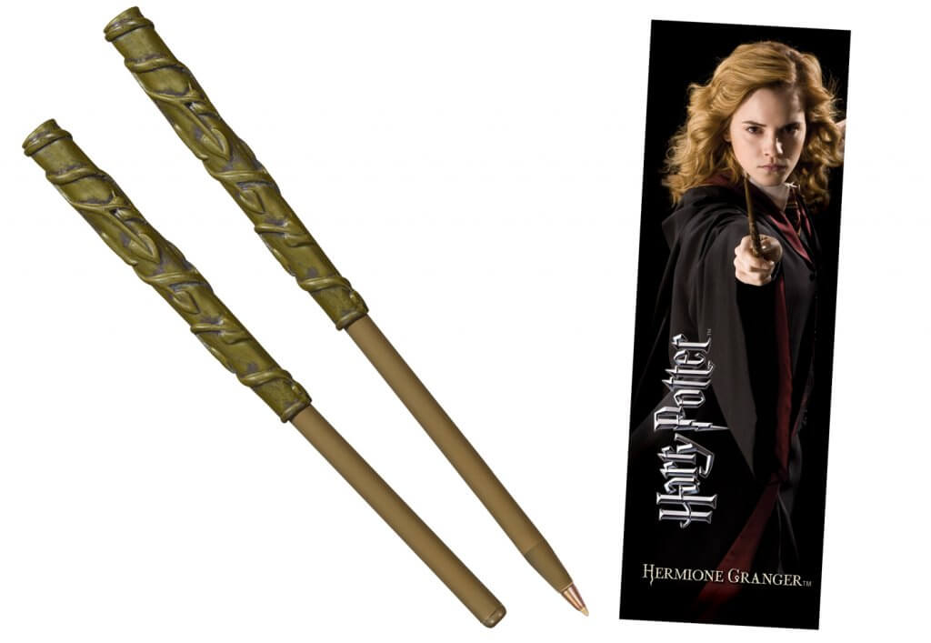 HARRY POTTER Hermione Wand Pen and Bookmark