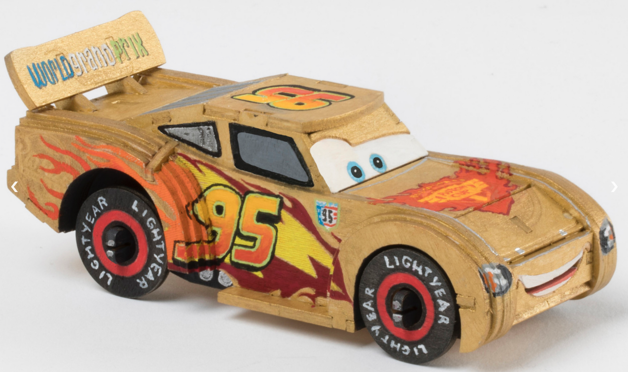 Wooden online disney cars
