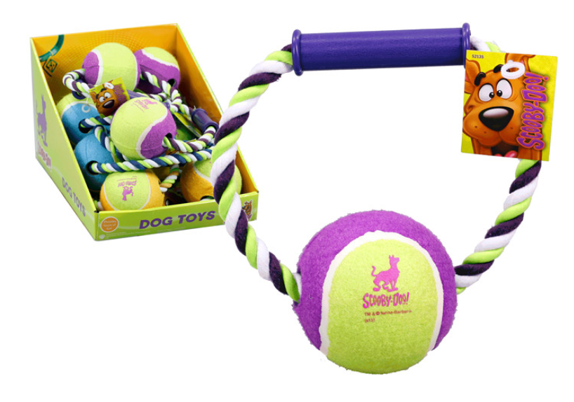 Scooby Ropes Scooby-Doo Rope Toy With Tennis Ball – Funhouse Toys & Collectables