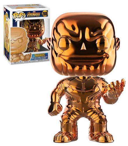 Avengers 3: Infinity War Thanos Orange Chrome US Exclusive Pop Vinyl! 289