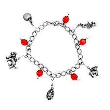 Twilight "Red Jewel" Charm Bracelet