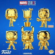 Gold chrome marvel deals pops