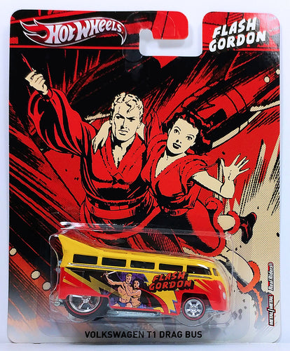 Hot Wheels Flash Gordon Volkswagen T1 Drag Bus REAL RIDERS