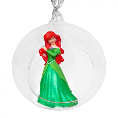 PRINCESS CHRISTMAS: ARIEL 3D GLASS BAUBLE