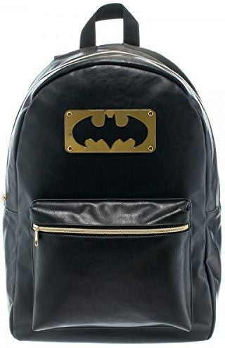 Batman Black Metal Plated Back Pack