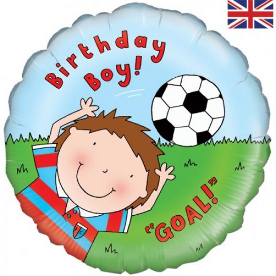 Happy Birthday Footballer balloon