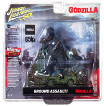 Godzilla Ground Assault With 1/64 Scale Willys MB Jeep