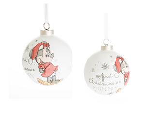 Minnie ‘My First Christmas as a Mummy’ Bauble