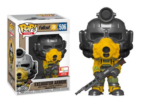 Fallout Excavator Armor E3 2019 limited Edition Pop Vinyl! 506