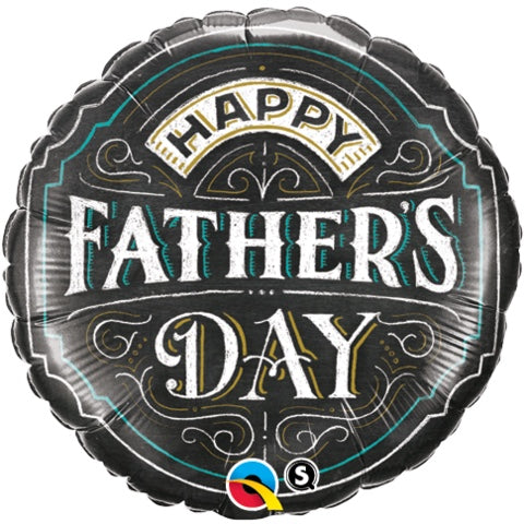 Father's Day Chalkboard Foil Balloon 46cm