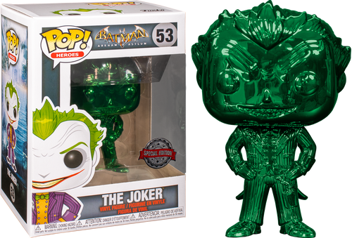 Batman: Arkham Asylum - The Joker Green Chrome US Exclusive Pop Vinyl! 53