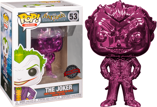 Batman: Arkham Asylum - The Joker Purple Chrome US Exclusive Pop Vinyl! 53