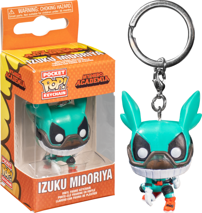 My Hero Academia - Deku with Helmet Pocket Pop! Vinyl Keychain