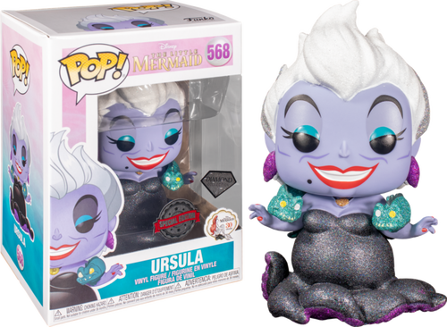 The Little Mermaid - Ursula with Eels Diamond Glitter Pop Vinyl! 568