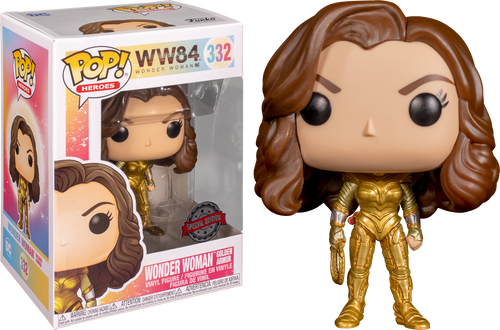 Wonder Woman: 1984 - Wonder Woman Gold No Wings US Exclusive Pop Vinyl! 332