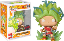 DragonBall Z Super CHASE Variant- Super Saiyan Kale with Energy Base US Exclusive Pop No 819 + Protector