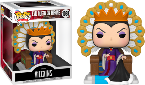 Snow White and the Seven Dwarfs - Evil Queen on Throne Deluxe Pop! Vinyl Figure #1088