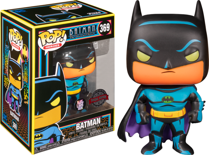 Batman: The Animated Series - Batman Blacklight Pop! Vinyl Figure #369
