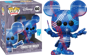 Disney: Treasures of the Vault - Conductor Mickey Red & Blue Artist Series Pop! Vinyl Figure with Pop! Protector