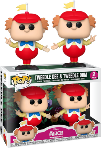 Alice in Wonderland - Tweedle Dee & Tweedle Dum 70th Anniversary Pop! Vinyl Figure 2-Pack