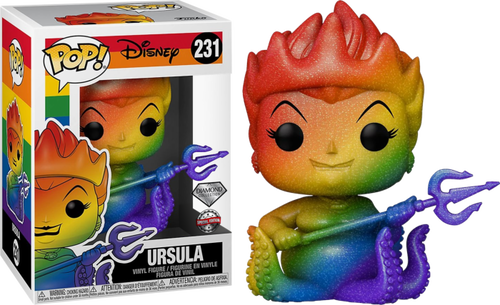 The Little Mermaid - Ursula Rainbow Pride 2021 Diamond Glitter Pop! Vinyl! 231