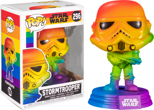 Star Wars - Stormtrooper Rainbow Pride 2021 Pop Vinyl! 296