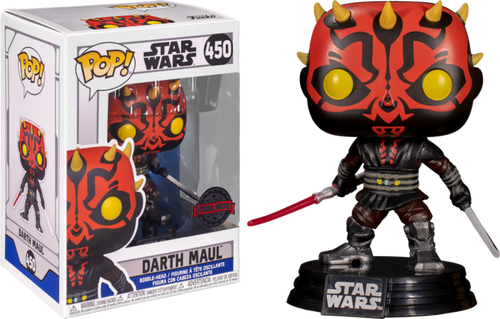 Star Wars: Clone Wars - Darth Maul with Darksaber Pop Vinyl! 450