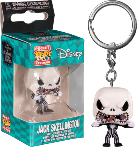 The Nightmare Before Christmas - Jack Scary Face Pocket Pop! Keychain