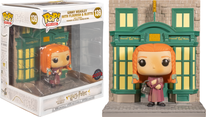Harry Potter - Ginny Weasley with Flourish & Blotts Diagon Alley Diorama Deluxe Pop! Vinyl Figure 139