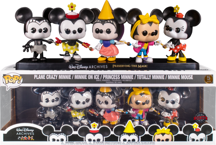 Minnie Mouse - Minnie Mouse Disney Archives Pop! Vinyl Figure 5-Pack