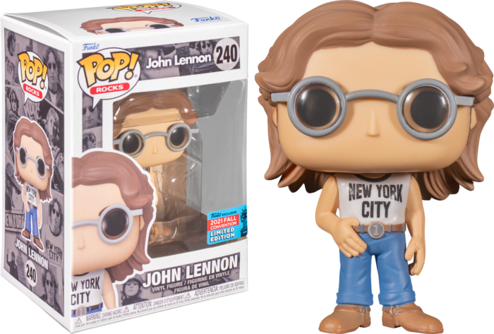 John Lennon - John Lennon in New York City T-Shirt Pop Vinyl!240  2021 Festival of Fun