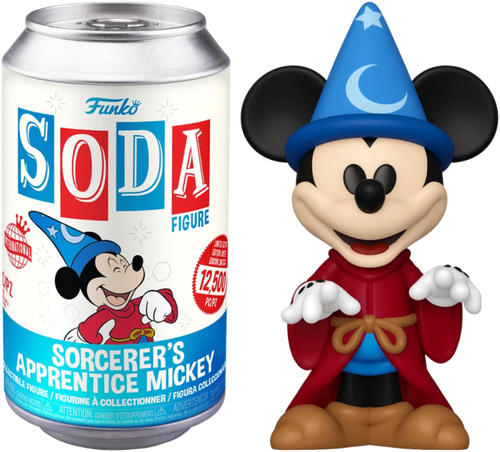 Fantasia - Sorcerer Mickey Vinyl SODA Figure in Collector Can (International Edition)