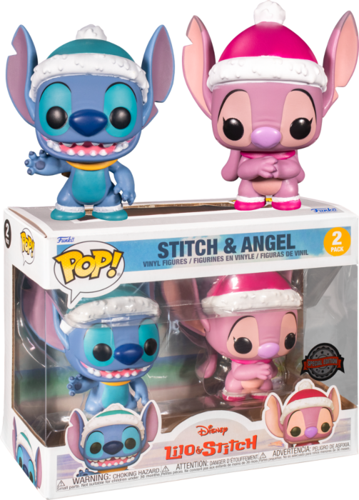 Lilo & Stitch - Winter Stitch & Angel Pop! Vinyl Figure 2-Pack (Imperf –  Funhouse Toys & Collectables