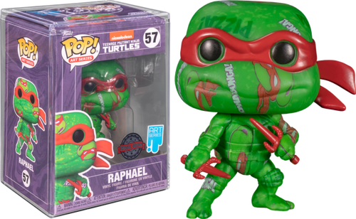 Teenage Mutant Ninja Turtles II: The Secret of the Ooze - Raphael Artist Series Pop Vinyl! 57 with Protector