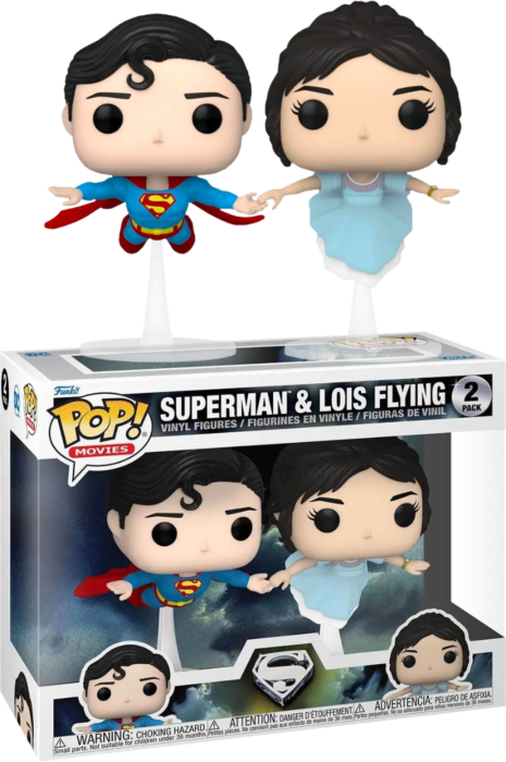 Superman - Superman & Lois Lane Flying Pop! Vinyl Figure 2-Pack