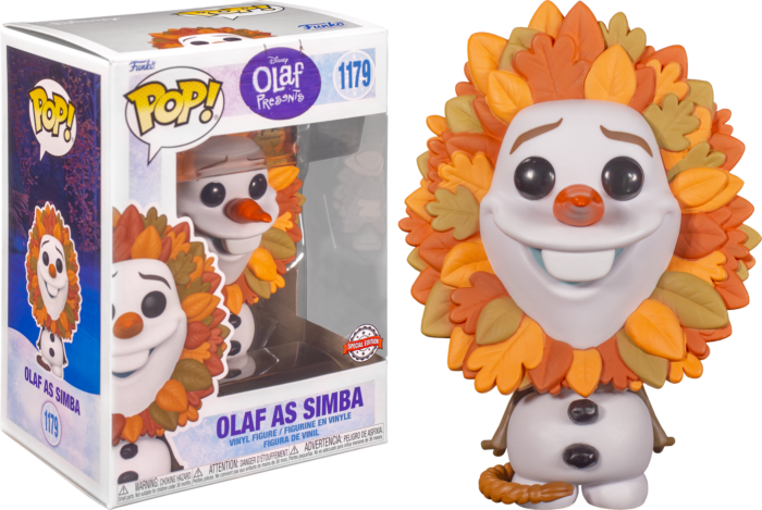 Olaf Presents: The Lion King - Olaf as Simba Pop Vinyl! 1179