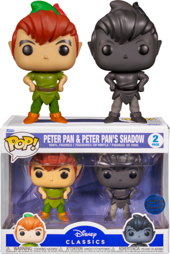 Peter Pan - Peter Pan & Peter Pan’s Shadow Pop! Vinyl Figure 2-Pack