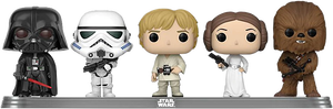 Star Wars - Darth Vader, Stormtrooper, Chewbacca, Princess Leia & Luke Skywalker Pop! Vinyl Figure 5-Pack (2022 Galactic Convention Exclusive)
