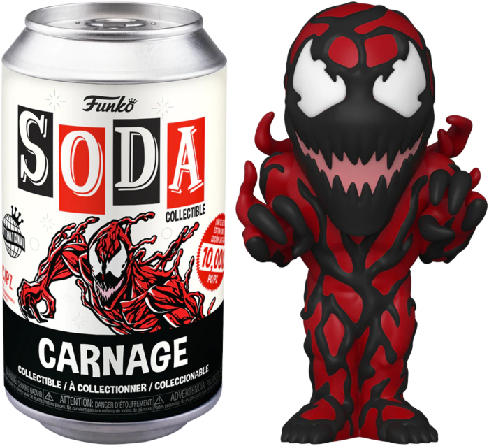 SpiderMan - Carnage Vinyl SODA Figure in Collector Can (International Edition)