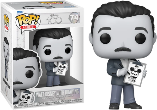 Disney 100th - Walt Disney with Drawing Pop Vinyl! 74