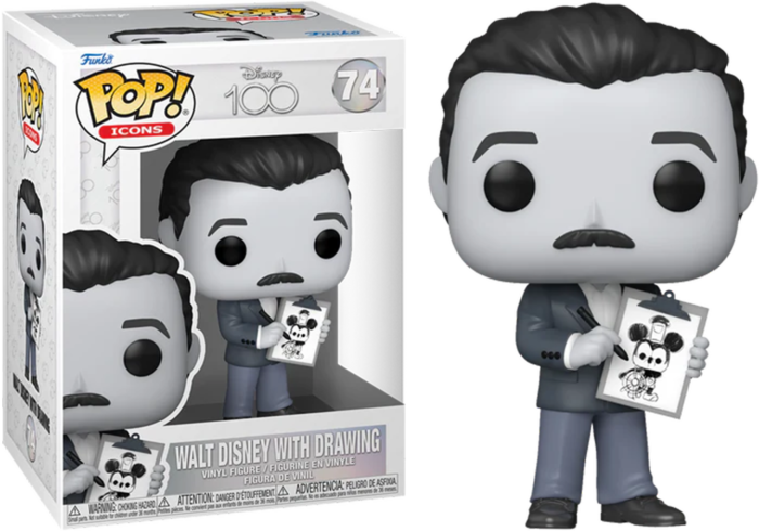 Disney 100th - Walt Disney with Drawing Pop Vinyl! 74