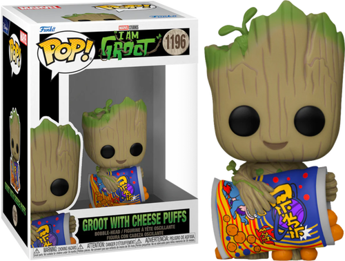 I Am Groot (2022) - Groot with Cheese Puffs Pop Vinyl! 1196