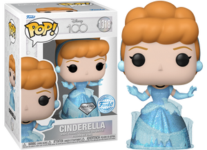 Cinderella (1950) - Cinderella Disney 100th Diamond Glitter Pop Vinyl! 1318