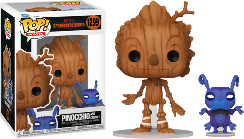 Guillermo del Toro's Pinocchio (2022) - Pinocchio and Cricket Pop! Vinyl Figure #1299