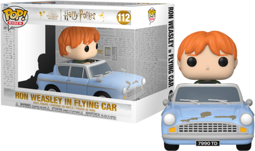 Harry Potter - Ron Weasley in Flying Car Pop! Rides Vinyl Figure #112