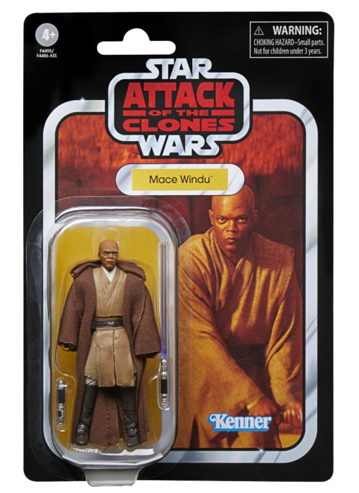 Star Wars Episode II: Attack of the Clones - Mace Windu Vintage Collection 3.75” Scale Action Figure