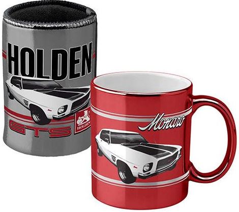 Holden Coffee Mug Metallic and Can Cooler Monaro