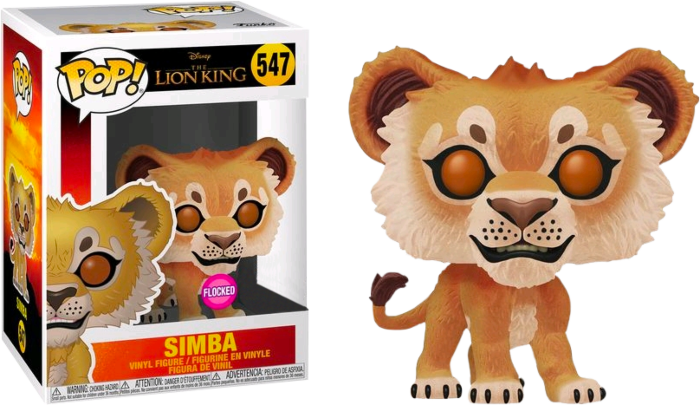 The Lion King (2019) - Simba Flocked Pop! Vinyl Figure #547