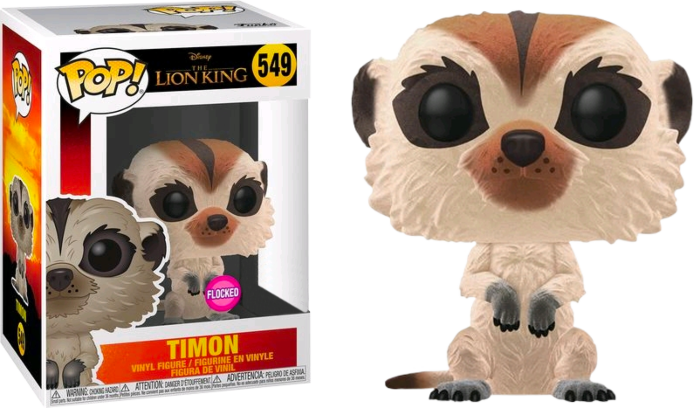 The Lion King (2019) - Timon Flocked Pop! Vinyl Figure #549