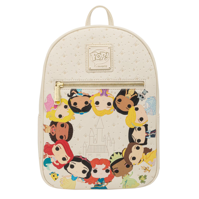 Disney Princess - Princess Circles 11” Faux Leather Mini Backpack